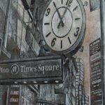 Montréal Rue Durocher dessin détaillé Maude Tapin artiste technique mixte vacance repos tranquilité