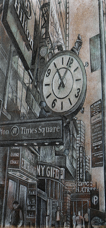 Montréal Rue Durocher dessin détaillé Maude Tapin artiste technique mixte vacance repos tranquilité