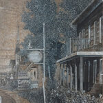 Québec dessin détaillé Maude Tapin artiste technique mixte vacance repos tranquilité Saint-Flavie vacances Gaspésie