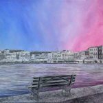 voyage équilibre mindtravel dessin détaillé Maude Tapin artiste technique mixte art crète